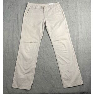 Men's Bonobos Straight‎ Fit size 32x32 Pants Gray Washed Chinos